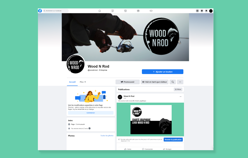 Page Facebook Wood N Rod