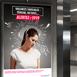 Miniature Campagne d'affichage contre les violences conjugales
